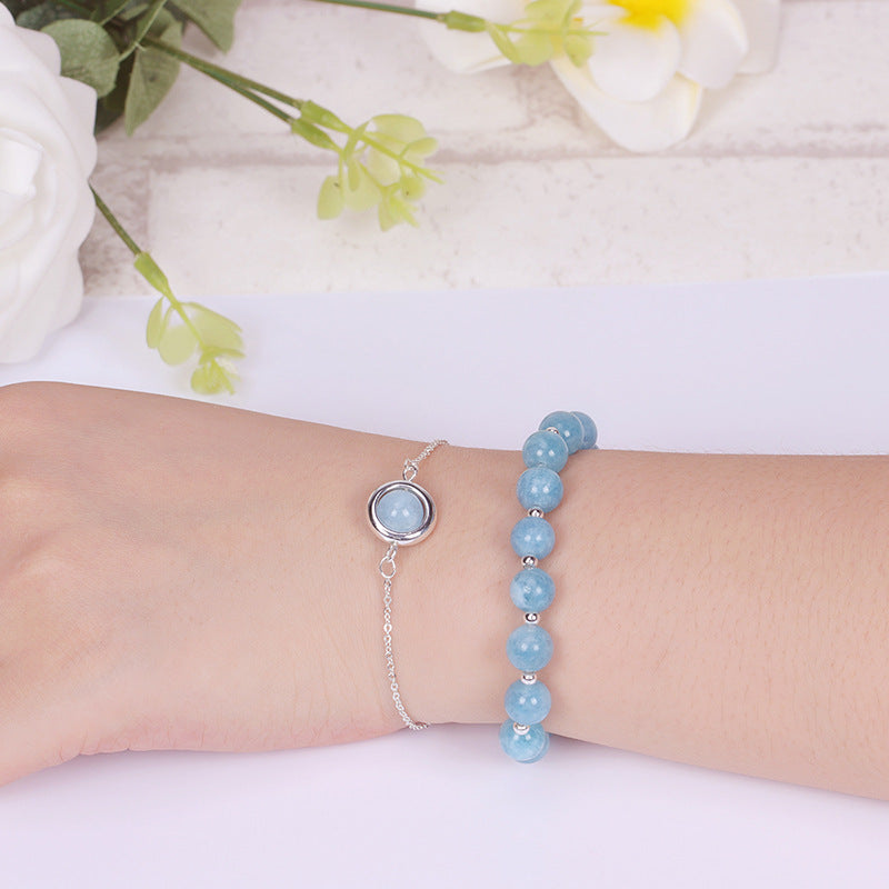 Strawberry Quartz & Rose Quartz Double Layer Bracelet – Lucky Pink Crystal Charm for Women | Attract Love & Custom Design Available