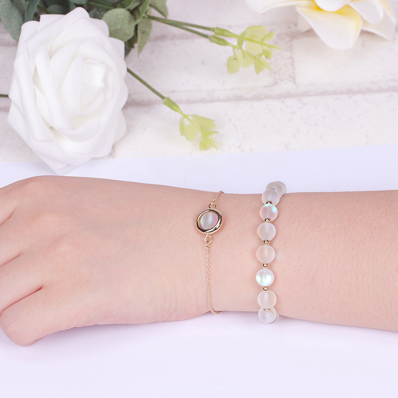 Strawberry Quartz & Rose Quartz Double Layer Bracelet – Lucky Pink Crystal Charm for Women | Attract Love & Custom Design Available