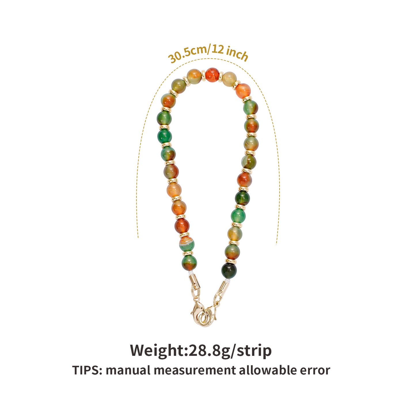 Colorful Malachite Gemstone Beaded Phone Strap – Handmade Crystal & Agate Phone Charm | Luxury Artisanal Phone Lanyard for Women