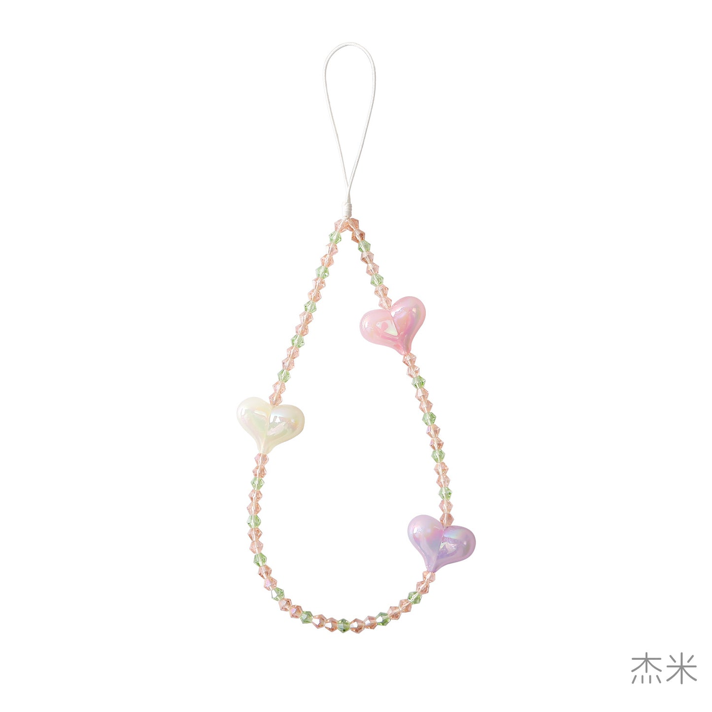 Luxury Pearl Beaded Crystal Phone Charm Strap – Cute Bow Design Wrist Lanyard for Girls – Aesthetic Phone Chain for Case, Earbuds, Wallet & Keys