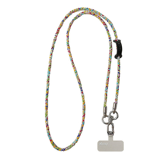 Crossbody flash diamond mobile phone lanyard ins female Xiaoxiangfeng outdoor long travel advanced sense mobile phone chain bag lanyard
