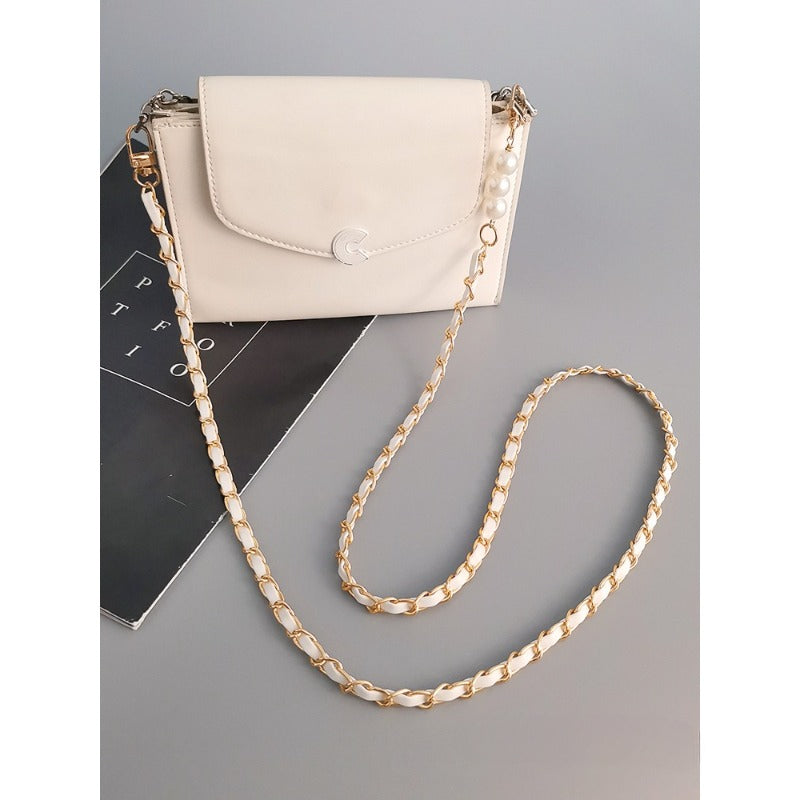 Hands-free with our pearl and metal crossbody phone strap,long chains FOR Bags Phones Perfect for travel, events, and daily wear